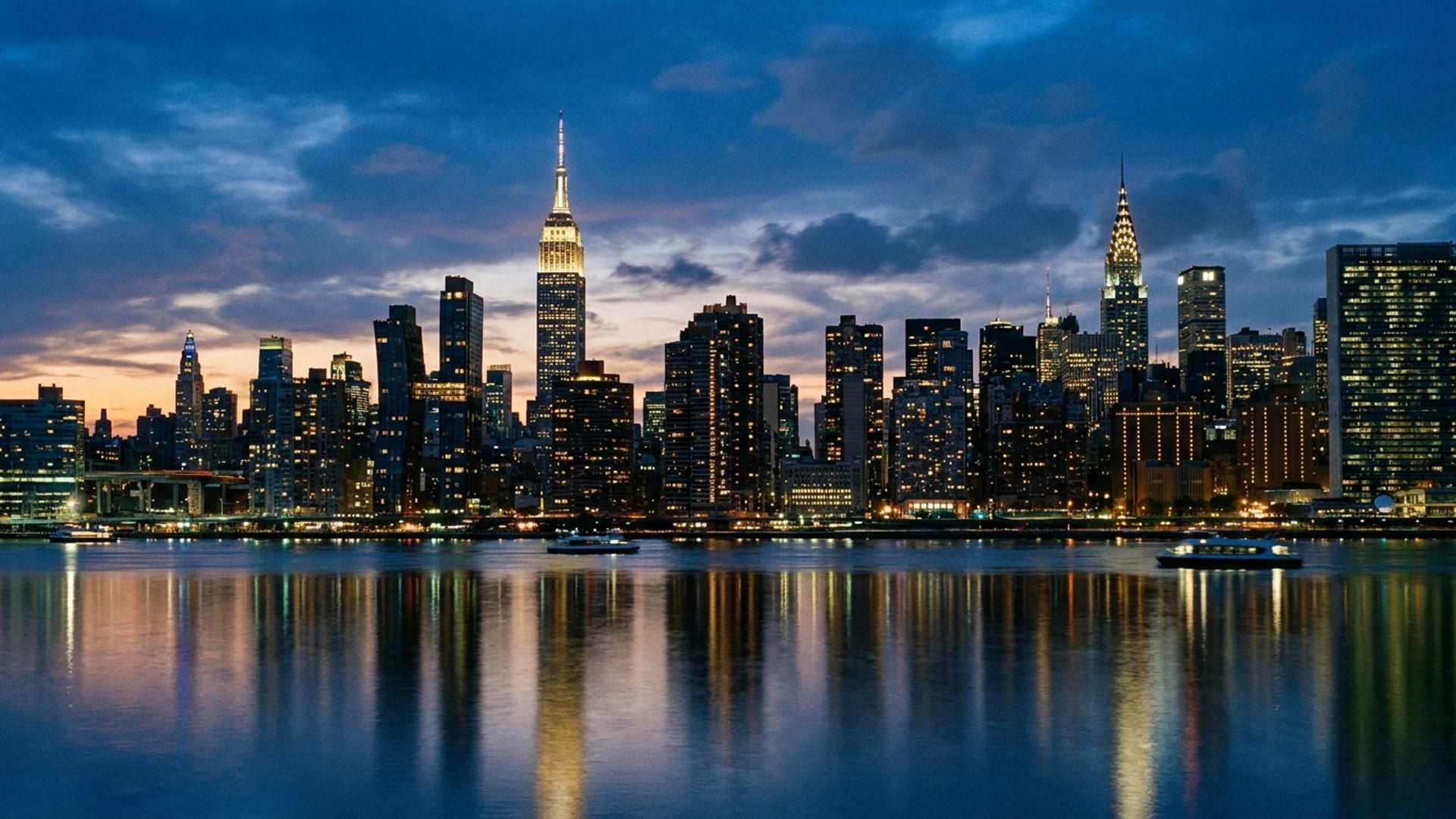 New York City Skyline mit Empire State Building